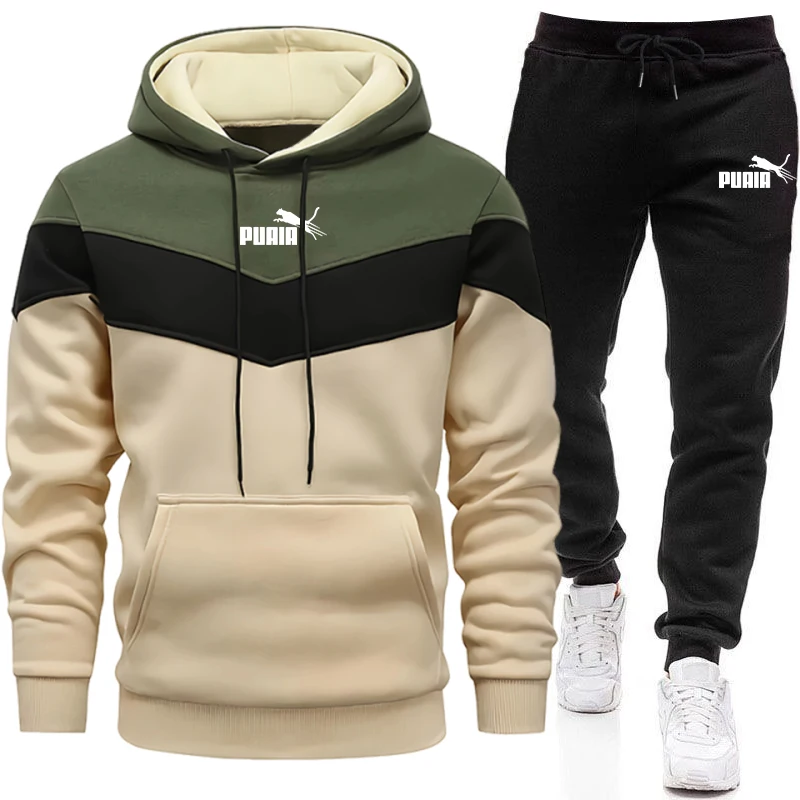 Mens Fashion Casual 2026 - Men's Set/Hoodie/Pants 2026 Autumn Winter Daily