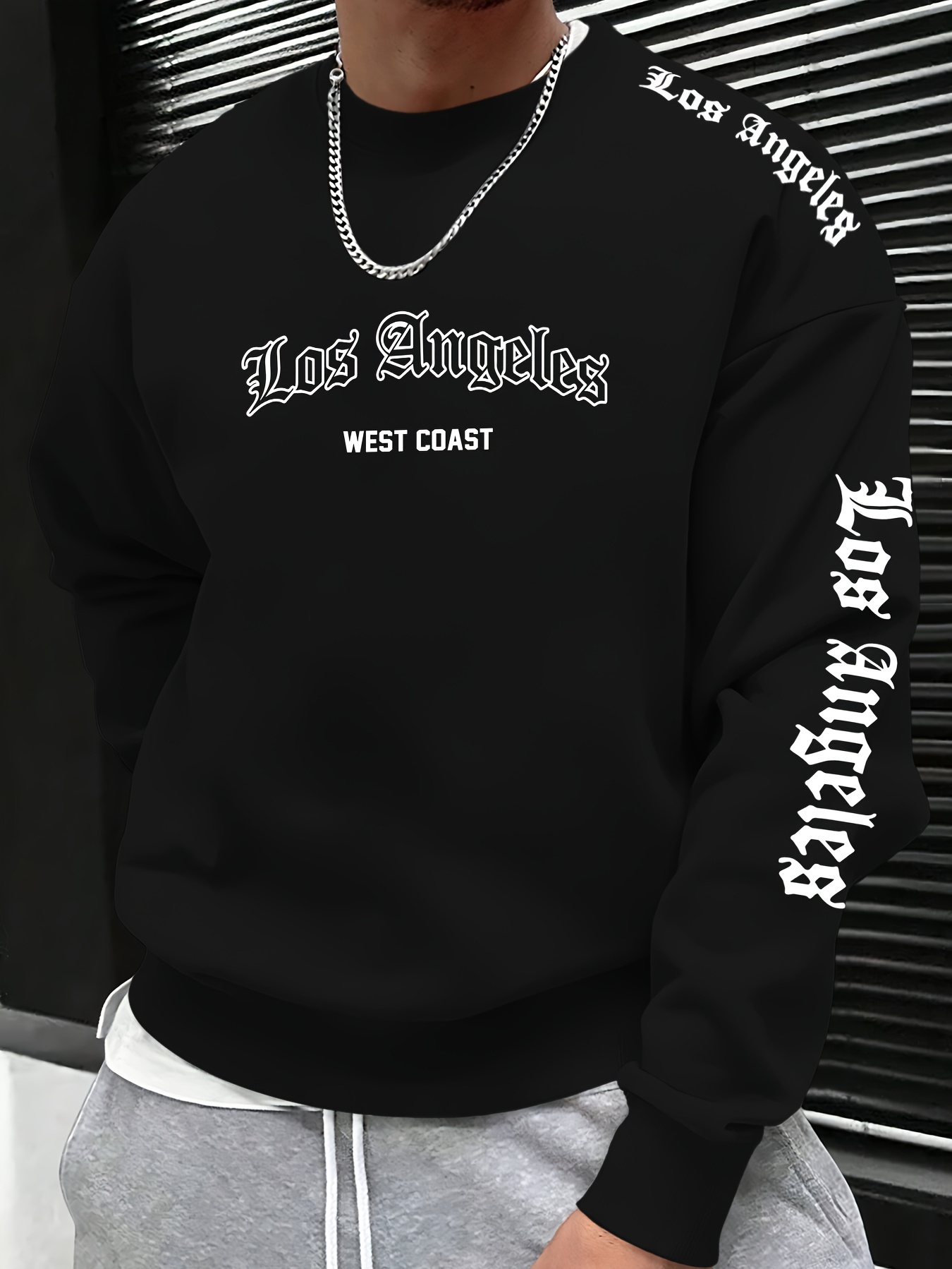 Men'S Fashion Designer - 2026 Autumn/Winter Men's Round-neck Sweatshirt with