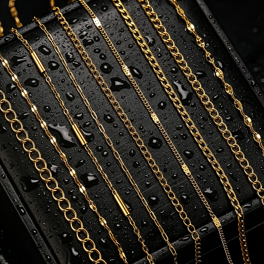 Men'S Fashion Necklaces - 2meter Stainless Steel Lips NK Long