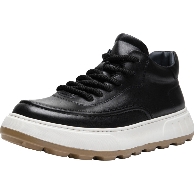 Mens Fashion Combat Boots - Fashion Genuine Leather Combat Ankle Men