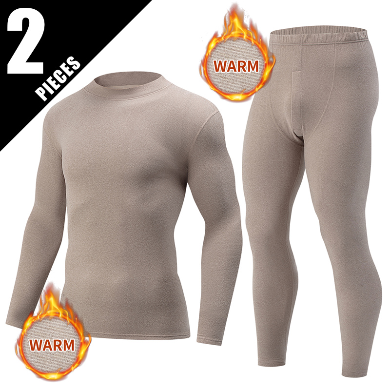 Men'S Fashion Underwear - 2-pcs Autumn And Winter Men's Thick