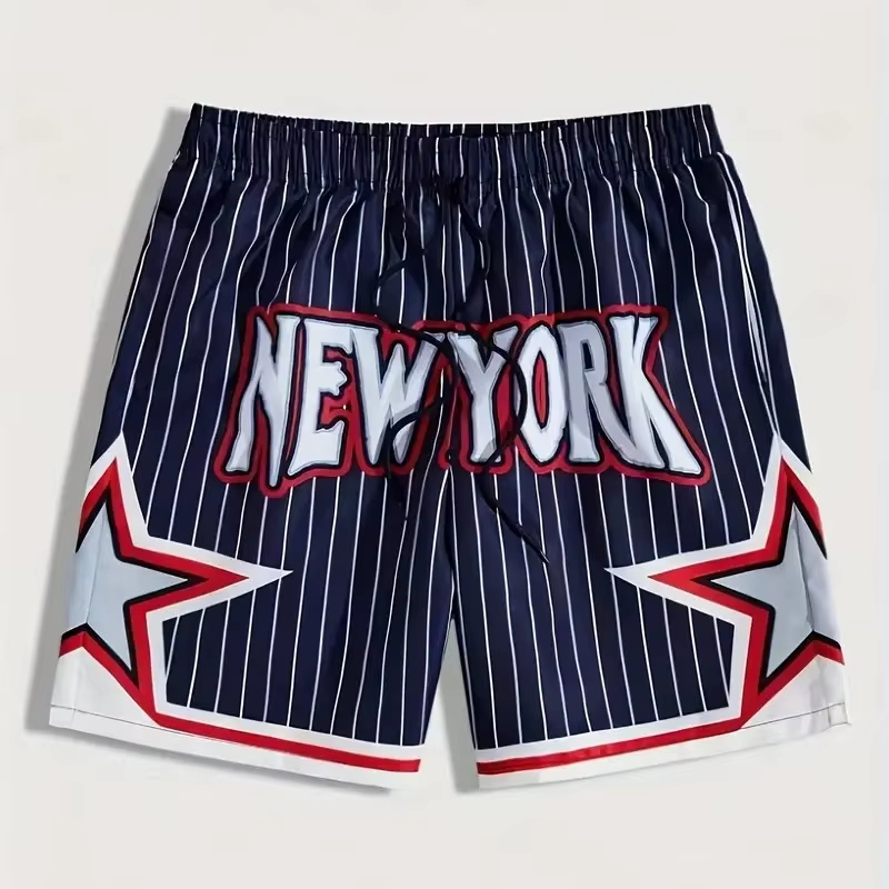 Men'S Fashion New York - Summer Men New York Shorts Kids
