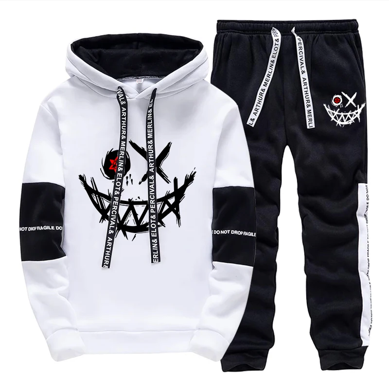 Mens Fashion Casual 2026 - Men's Set/Hoodie/Pants 2026 Autumn Daily Casual