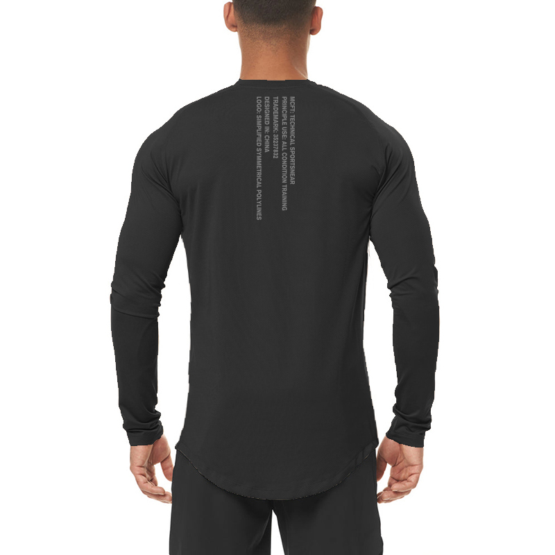 Muscle Tee Workout - High Elastic Mens Fitness Sport Clothing