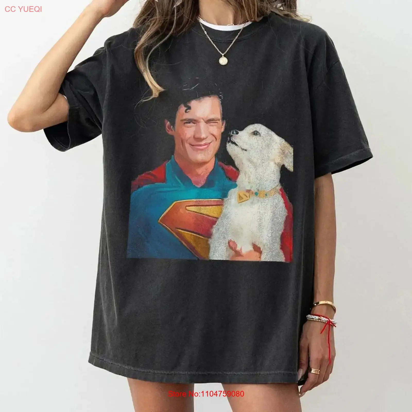 Mens Fashion In The 90S - Clark Kent and Krypto Dog Vintage