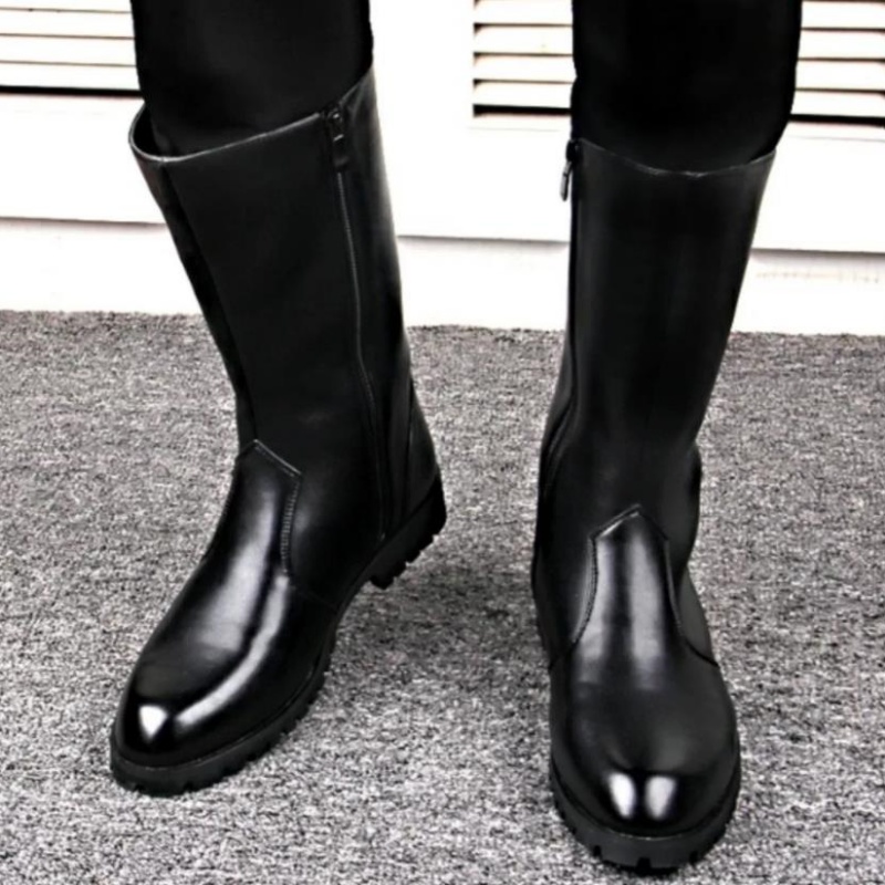Fashion Men's women Genuine Le - Mens Fashion Combat Boots recension och pris
