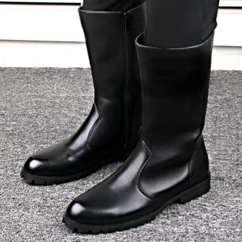Fashion Men's women Genuine Le - Mens Fashion Combat Boots recension och pris