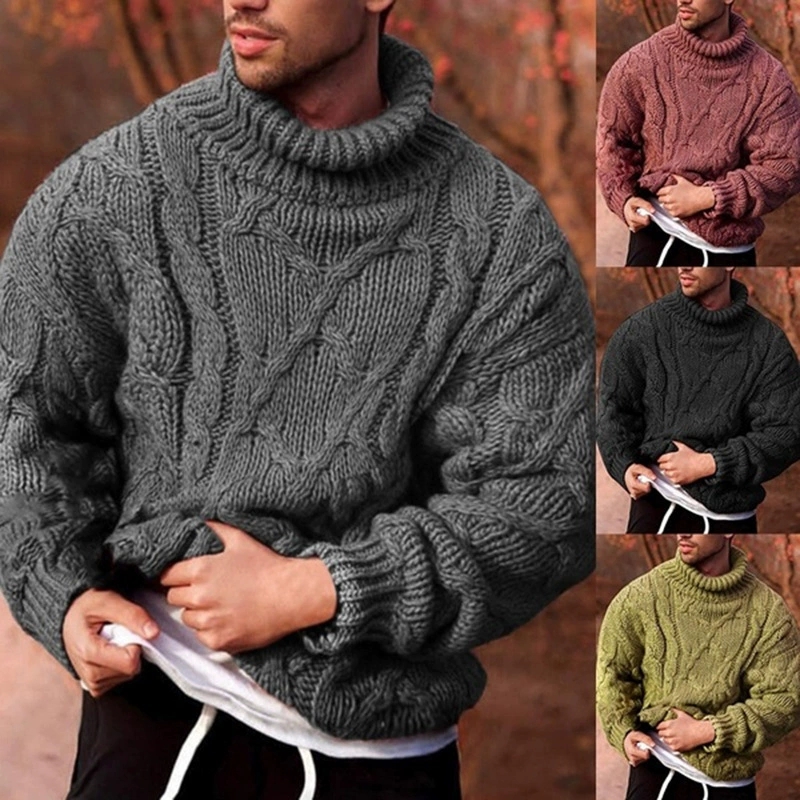 Autumn and winter European and - Knitted Cardigan Men recension och pris