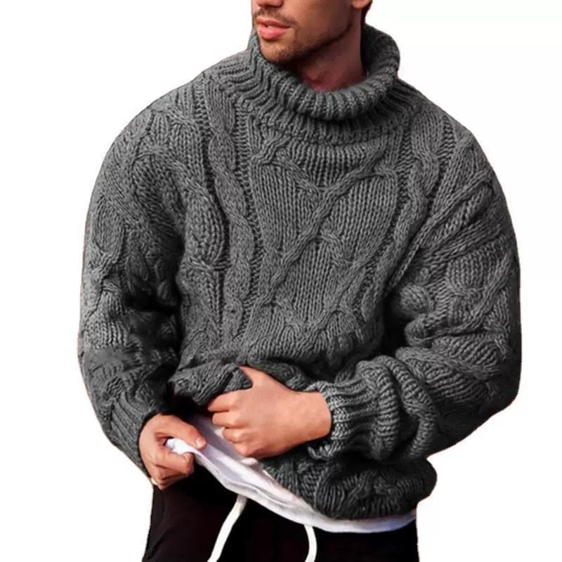 Autumn and winter European and - Knitted Cardigan Men recension och pris