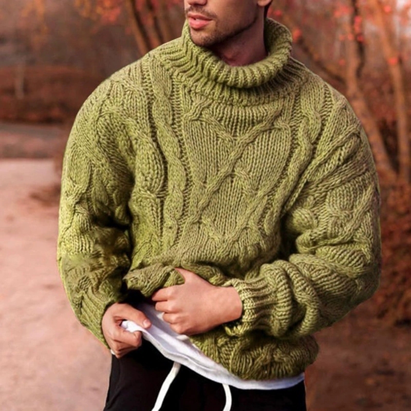 Autumn and winter European and - Knitted Cardigan Men recension och pris