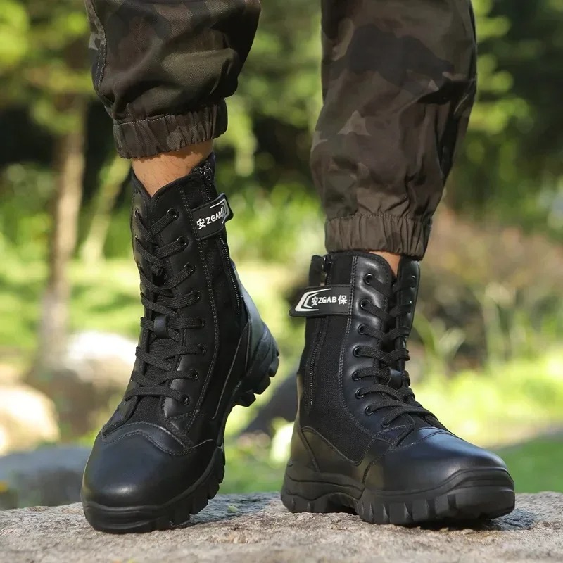 High Quality Men Boots Fashion - Mens Fashion Combat Boots recension och pris