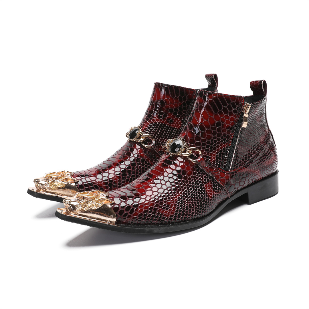 fashion metal pointed toe real - Men'S Fashion Plus recension och pris