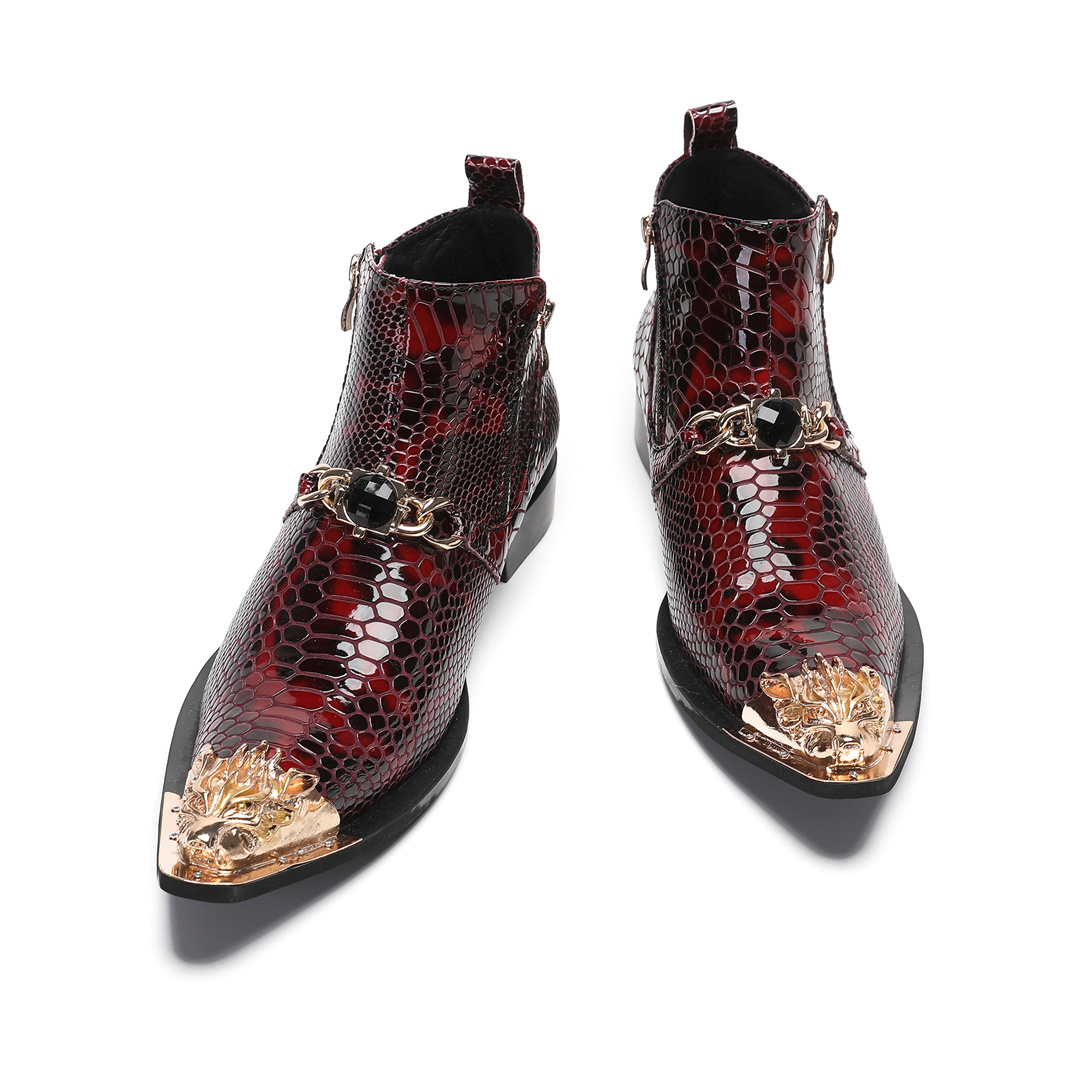 fashion metal pointed toe real - Men'S Fashion Plus recension och pris