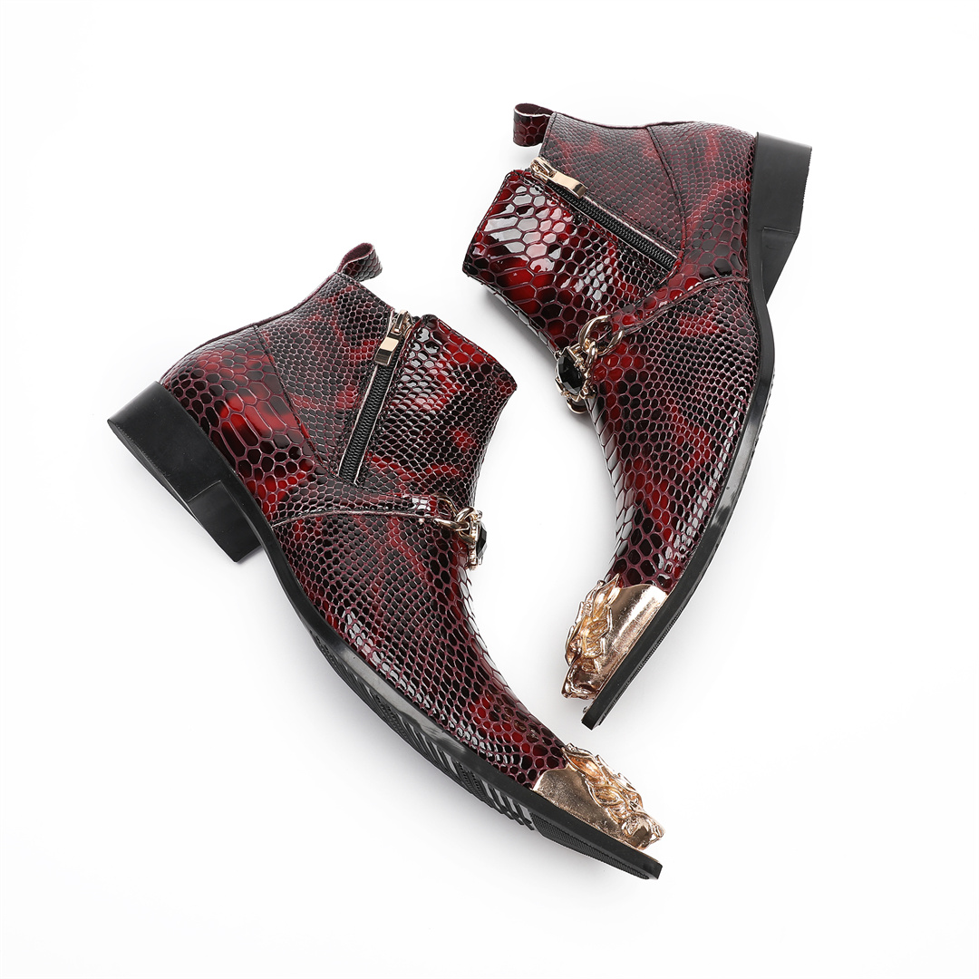 fashion metal pointed toe real - Men'S Fashion Plus recension och pris