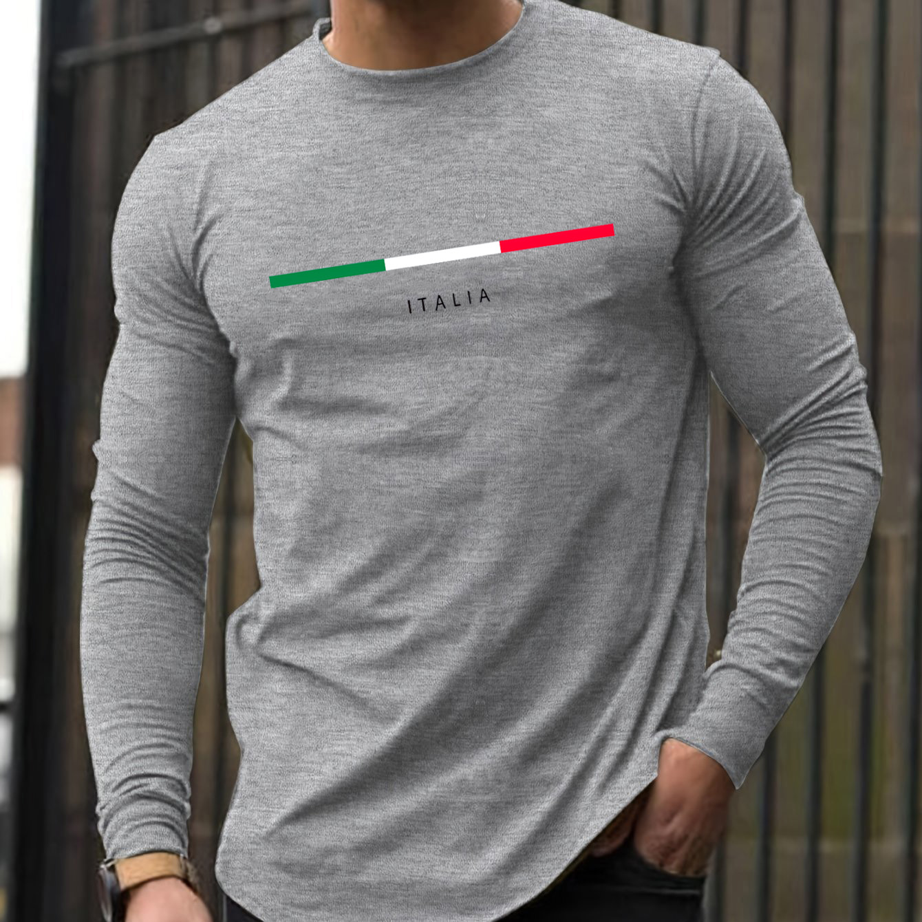 100% pure cotton men's long sl - Men Fashion Upper recension och pris
