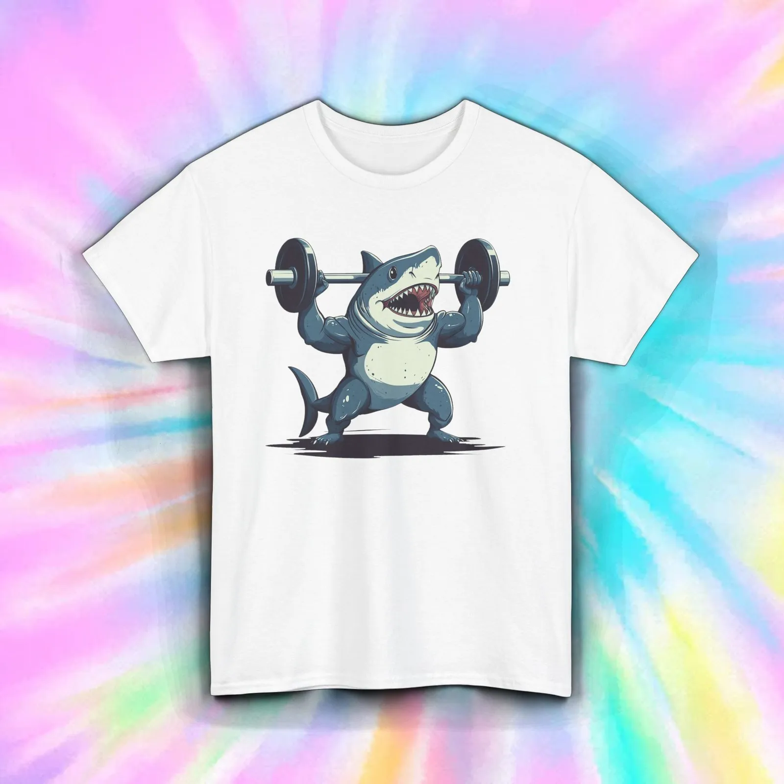 Shark Lifting Weights Shirt Fu - Muscle Tee Workout recension och pris