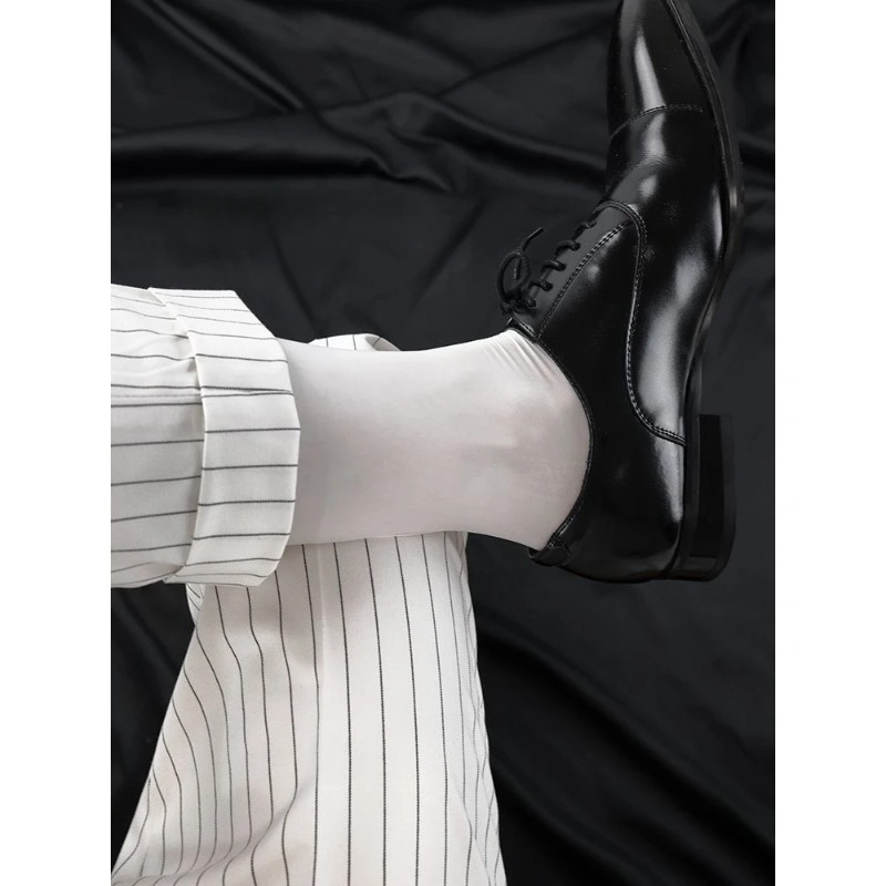 Mens White Long Socks Solid Co - Men'S Fashion Formal recension och pris