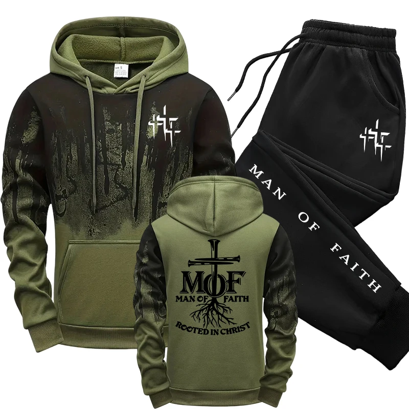 Man of Faith Men's Tracksuit H - Mens Fashion Casual 2026 recension och pris