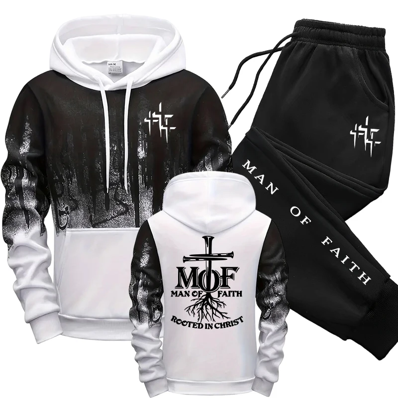 Man of Faith Men's Tracksuit H - Mens Fashion Casual 2026 recension och pris