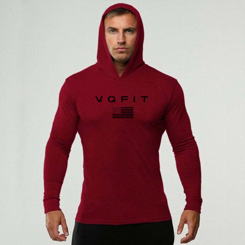 Mens Hooded Running T-shirts A - Muscle Tee Workout recension och pris