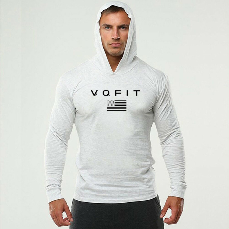 Mens Hooded Running T-shirts A - Muscle Tee Workout recension och pris