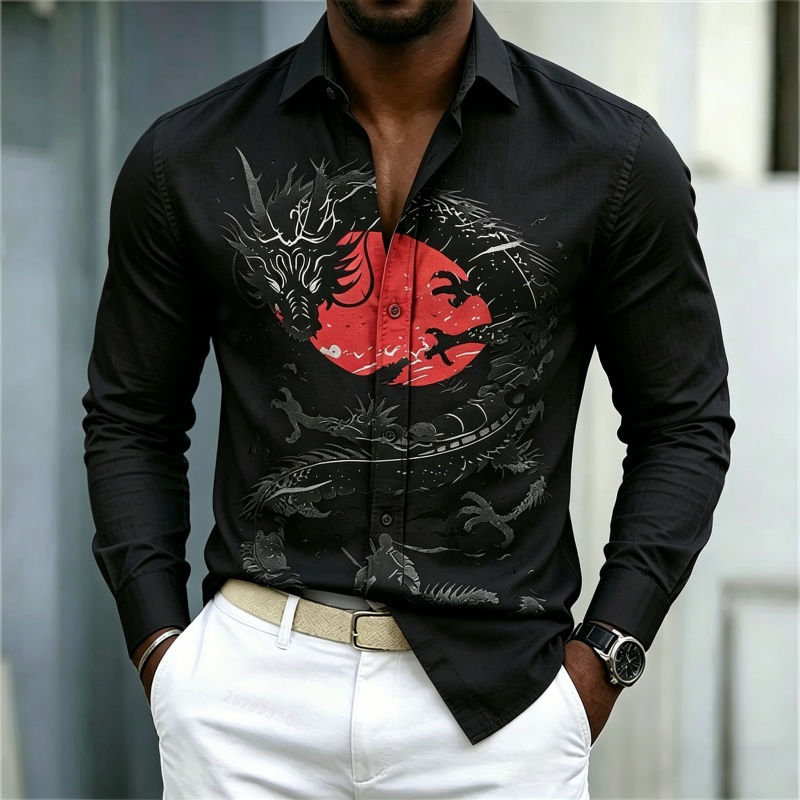 2026 New Men's Shirt White Bla - Men'S Fashion Designer recension och pris