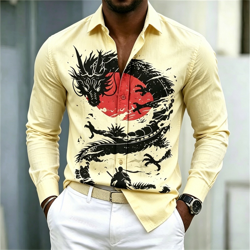 2026 New Men's Shirt White Bla - Men'S Fashion Designer recension och pris