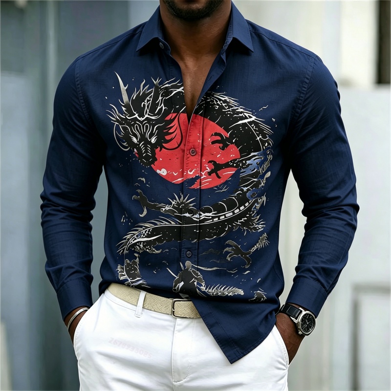 2026 New Men's Shirt White Bla - Men'S Fashion Designer recension och pris