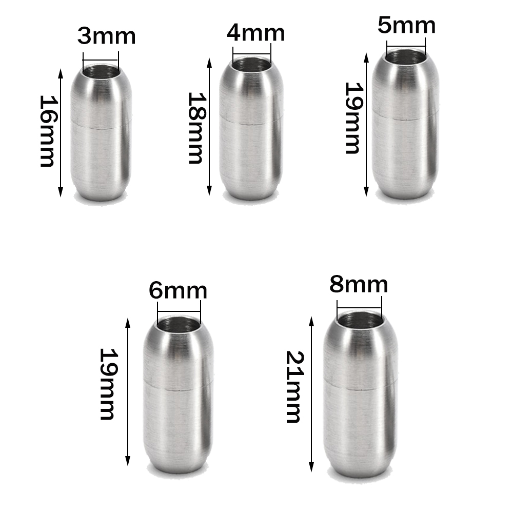 2pcs Stainless Steel Magnetic  - Men'S Fashion Necklaces recension och pris