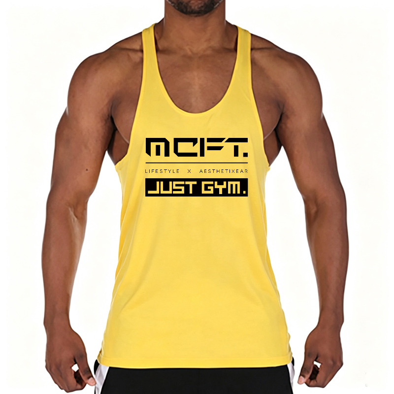 Running Men Cotton Gym Vest Ta - Muscle Tee Workout recension och pris