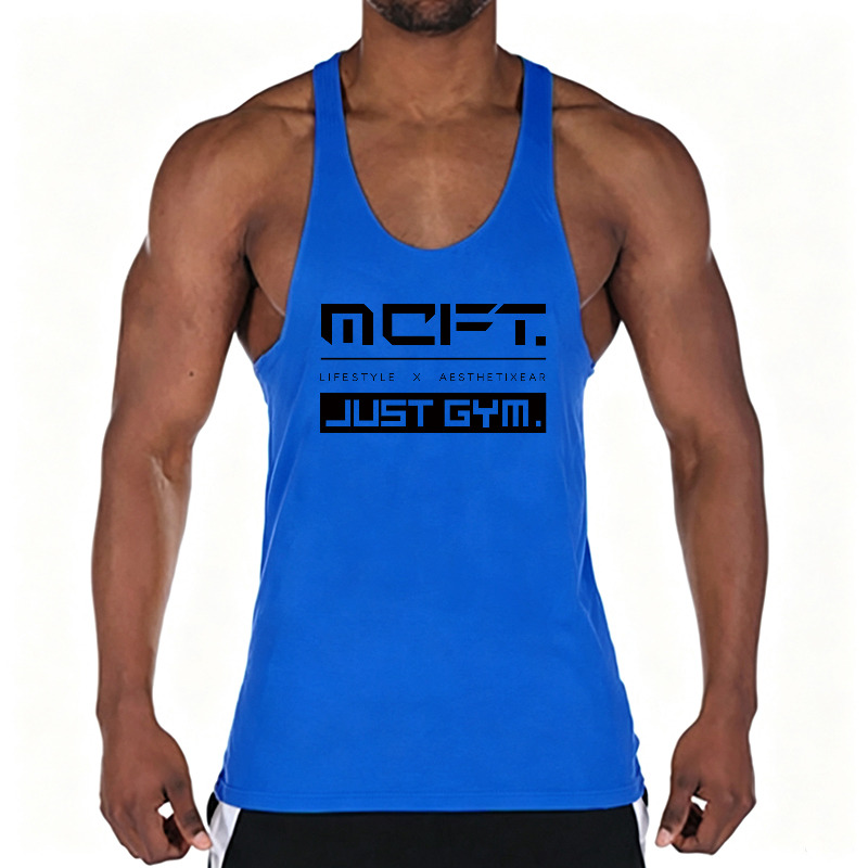 Running Men Cotton Gym Vest Ta - Muscle Tee Workout recension och pris