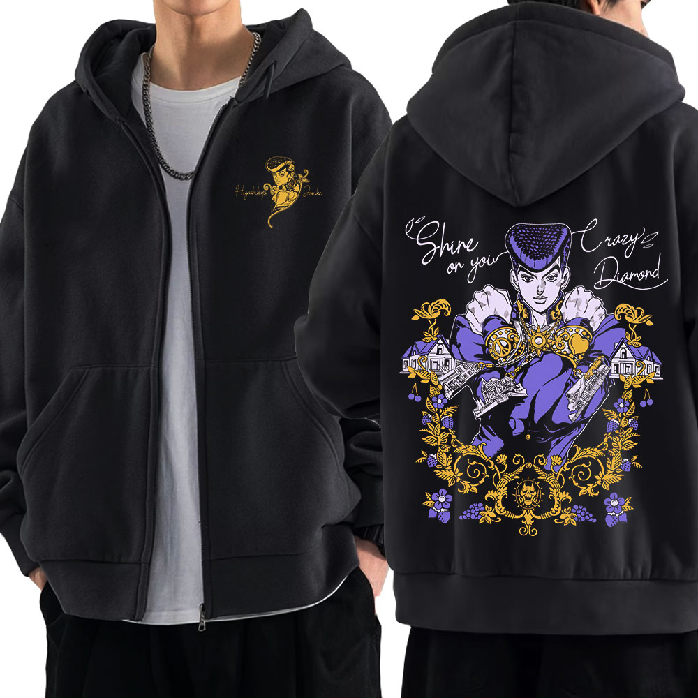 Anime Jojo Bizarre Adventure Z - Men'S Fashion Zipper Hoodie recension och pris