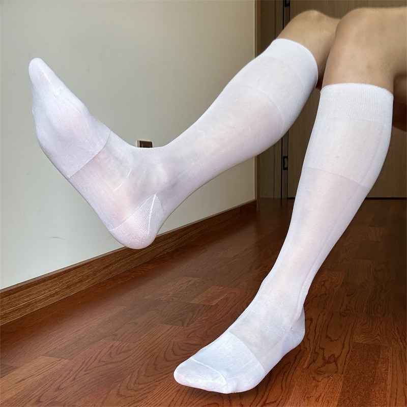 New Mens Knee-high White Socks - Men'S Fashion Formal recension och pris