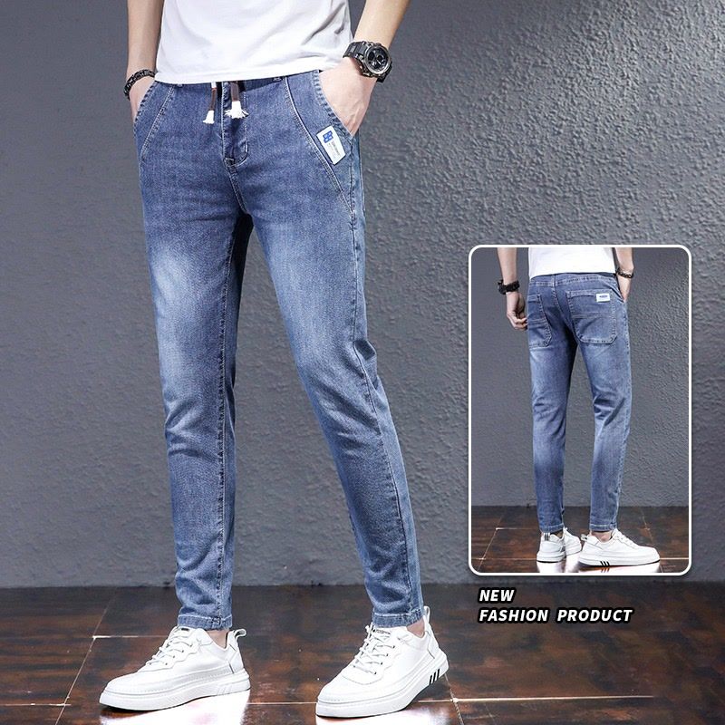 Man Fashion Elastic Waist Deni - Mens Fashion Trends 2026 recension och pris