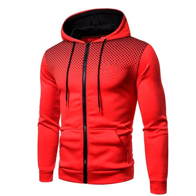 Men's Long Sleeve Zipper Hoodi - Men'S Fashion Zipper Hoodie recension och pris