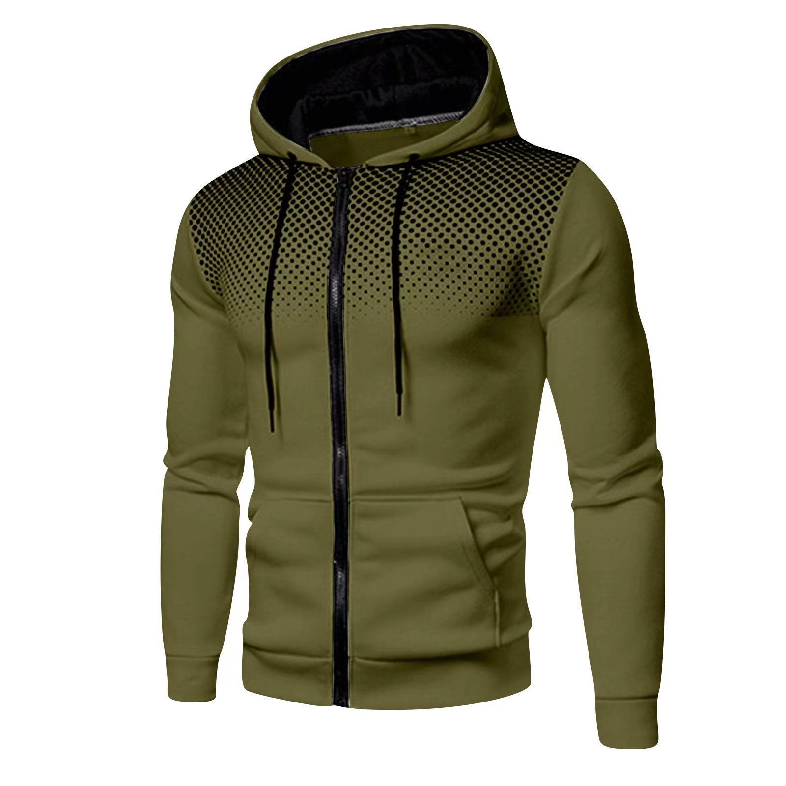 Men's Long Sleeve Zipper Hoodi - Men'S Fashion Zipper Hoodie recension och pris