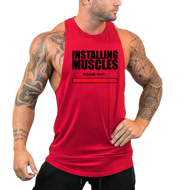 Installing Muscles Please Wait - Muscle Tee Workout recension och pris