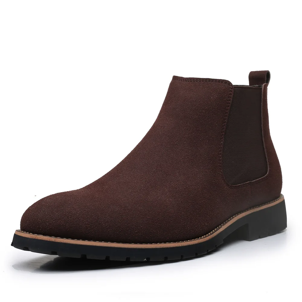 Men Ankle Boots British Style  - Mens Fashion Dress recension och pris