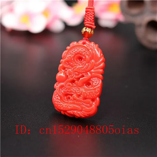 Natural Red Coral Jade Stone D - Men'S Fashion Necklaces recension och pris