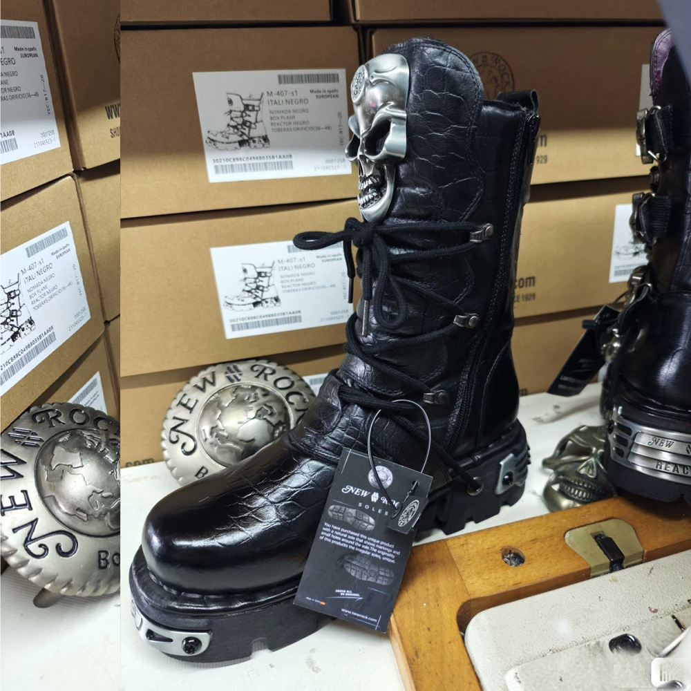 Fashion Genuine Leather Men's  - Mens Fashion Combat Boots recension och pris