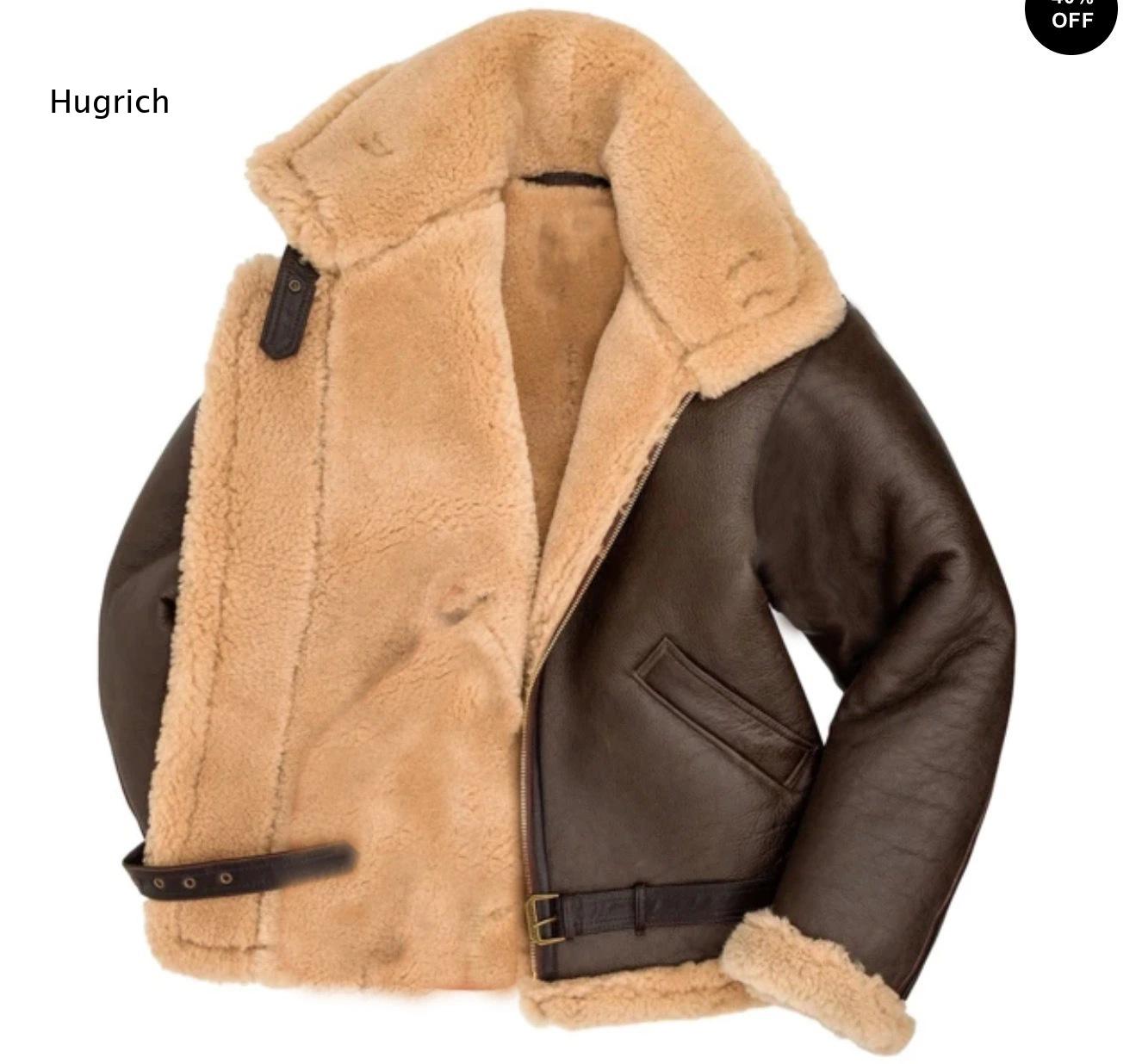 Men B3 Shearling Aviator Jacke - Bomber Jacket Men recension och pris