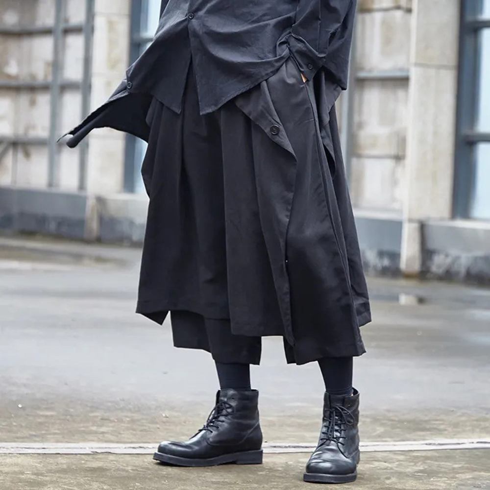 Gothic Dark Pants Y2k Irregula - Mens Fashion Trends 2026 recension och pris
