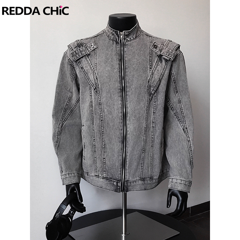 ReddaChic 2000s Distressed Men - Bomber Jacket Men recension och pris