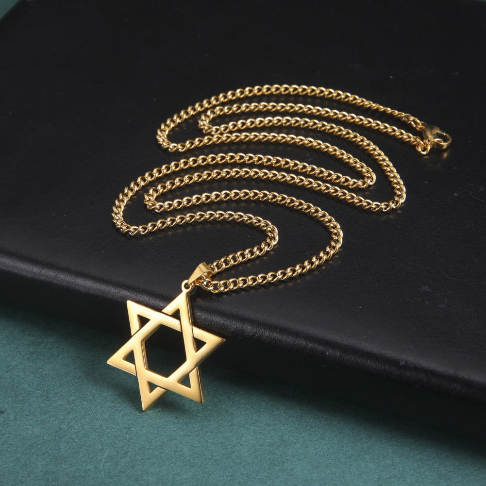 Stainless Steel Star of David  - Men'S Fashion Necklaces recension och pris