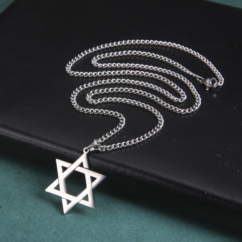 Stainless Steel Star of David  - Men'S Fashion Necklaces recension och pris