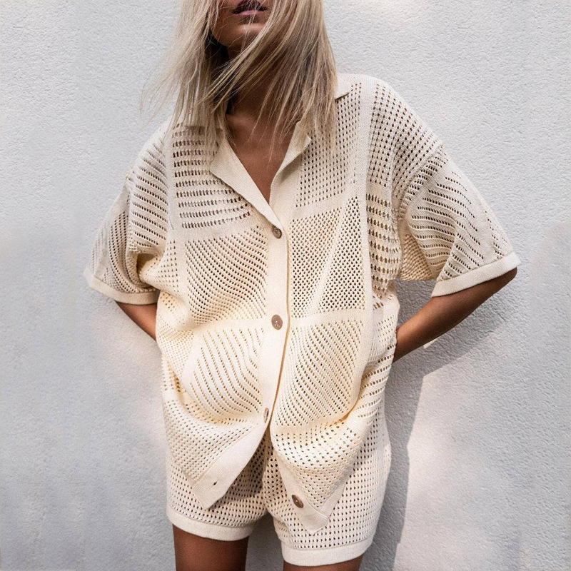 Knit Hollow Out Cardigan Tops  - Knitted Cardigan Men recension och pris