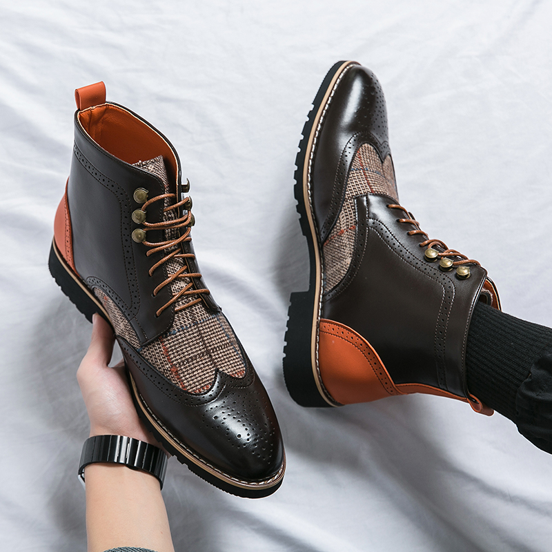 Fashionable Outdoor Combat Boo - Mens Fashion Combat Boots recension och pris