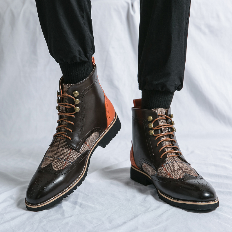 Fashionable Outdoor Combat Boo - Mens Fashion Combat Boots recension och pris
